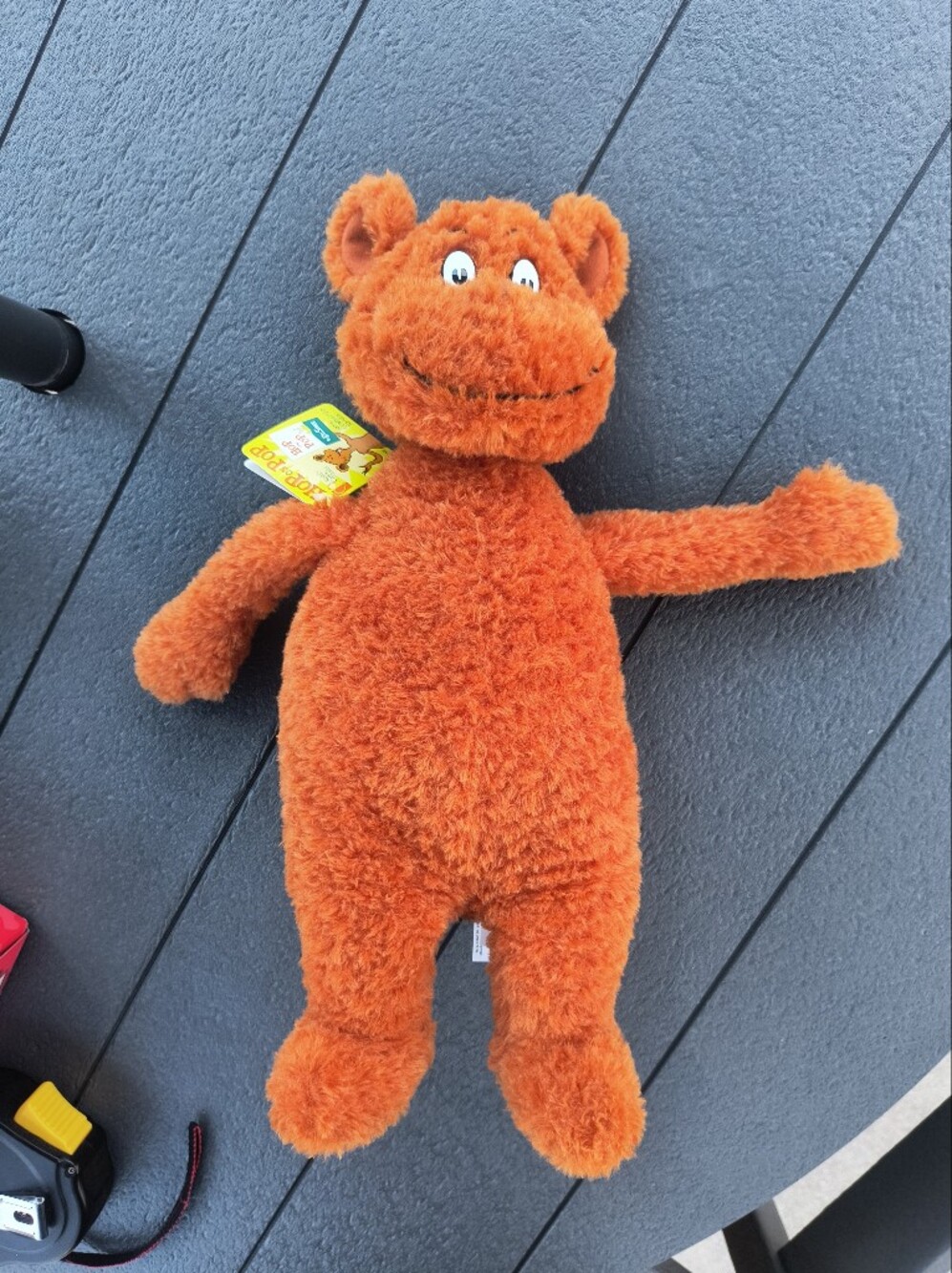 Kohl's Cares Dr. Seus Hop On Pop Plush Bear 16" stuffed animal NWT Soft Brown